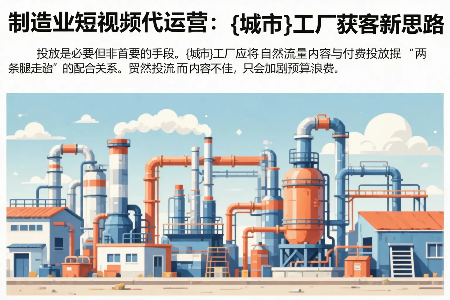 制造业短视频代运营:梨树工厂获客新思路